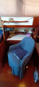 bed, Nautilus 40 Pilothouse, sailboat for sale