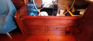 interior, Nautilus 40 Pilothouse, sailboat for sale