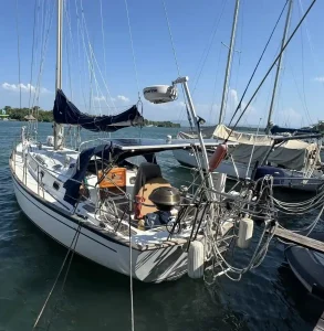 cockpit, Passport 40, sailboat for sale