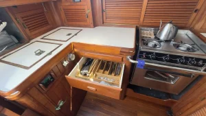 interior, Passport 40, sailboat for sale