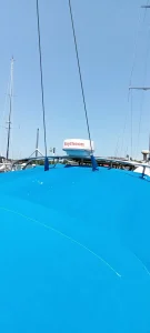 deck, Nautilus 40 Pilothouse, sailboat for sale