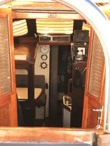 navigation station, Nautilus 40 Pilothouse, sailboat for sale