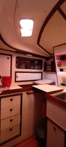 interior, Nautilus 40 Pilothouse, sailboat for sale