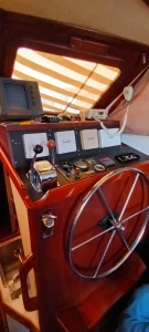 helm, Nautilus 40 Pilothouse, sailboat for sale
