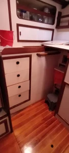 interior, Nautilus 40 Pilothouse, sailboat for sale