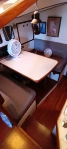 salon, Nautilus 40 Pilothouse, sailboat for sale