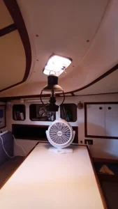 salon, Nautilus 40 Pilothouse, sailboat for sale