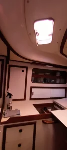 interior, Nautilus 40 Pilothouse, sailboat for sale