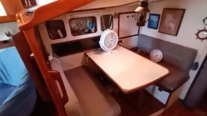 salon, Nautilus 40 Pilothouse, sailboat for sale
