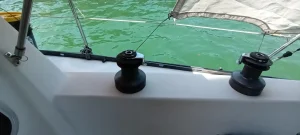 deck, Nautilus 40 Pilothouse, sailboat for sale