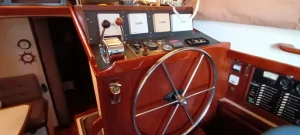 helm, Nautilus 40 Pilothouse, sailboat for sale