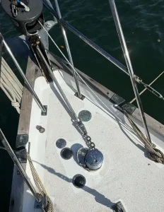 deck, Passport 40, sailboat for sale