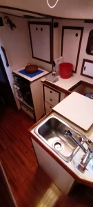 interior, Nautilus 40 Pilothouse, sailboat for sale