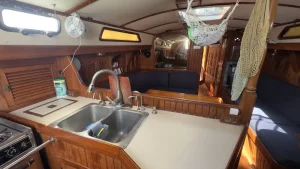 interior, Passport 40, sailboat for sale