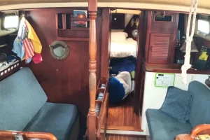 salon, Downeast 38 Cutter, sailboat for sale