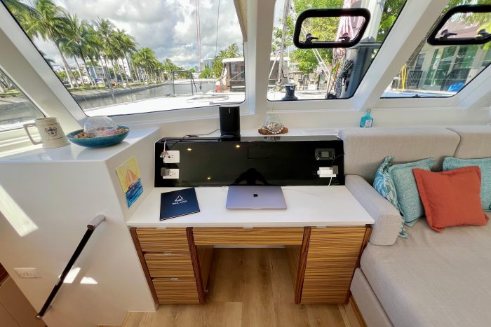 navigation station, Balance 482, catamaran for sale