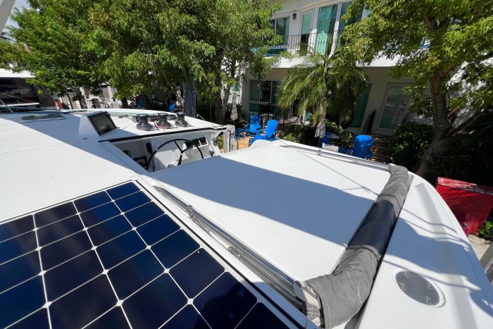 deck, Balance 482, catamaran for sale