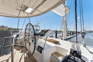cockpit, Lagoon 560, catamaran for sale