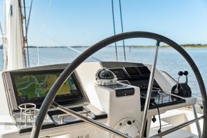 helm, Lagoon 560, catamaran for sale