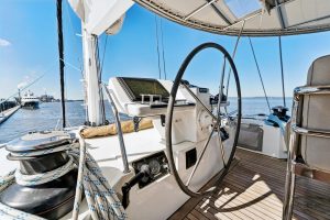 helm, Lagoon 560, catamaran for sale