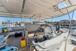 helm, Lagoon 560, catamaran for sale