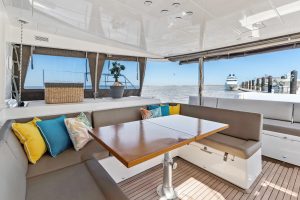 cockpit, Lagoon 560, catamaran for sale