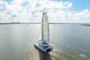 underway, Lagoon 560, catamaran for sale