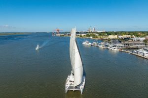 underway, Lagoon 560, catamaran for sale