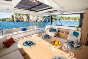 cockpit, Bali 5.8, catamaran for sale