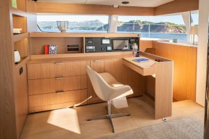navigation station, Bali 5.8, catamaran for sale