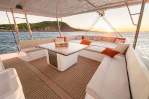 cockpit, Bali 5.8, catamaran for sale
