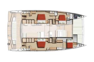 diagram, Bali 5.8, catamaran for sale