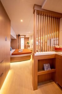 bed, Bali 5.8, catamaran for sale