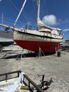 boatyard, Bristol 28 Channel Cutter, sailboat for sale