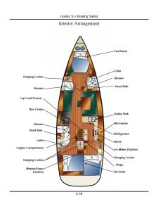 Hunter 50 layout drawing 1