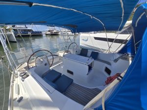 cockpit, Jeanneau 44, sailboat for sale