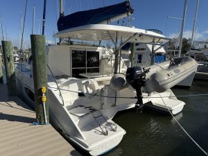 cockpit, Leopard 38, catamaran for sale