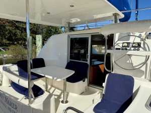 cockpit, Leopard 38, catamaran for sale
