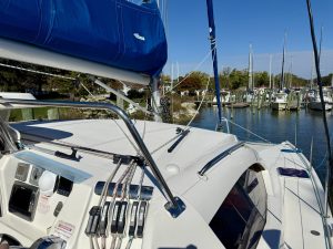 deck, Leopard 38, catamaran for sale