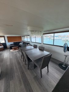 salon, Hatteras 70, trawler for sale