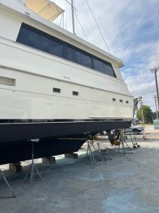 boatyard, Hatteras 70, trawler for sale