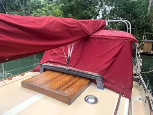 deck, Downeast 38 Cutter, sailboat for sale