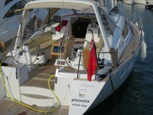 cockpit, Wauquiez 47, sailboat for sale
