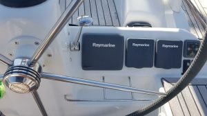 helm, Wauquiez 47, sailboat for sale