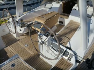 helm, Wauquiez 47, sailboat for sale
