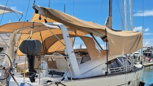 exterior, Wauquiez 47, sailboat for sale