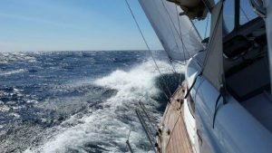 underway, Wauquiez 47, sailboat for sale