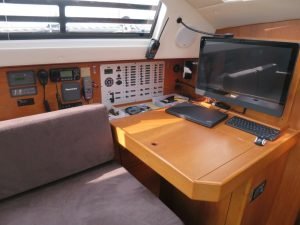 navigation station, Wauquiez 47, sailboat for sale