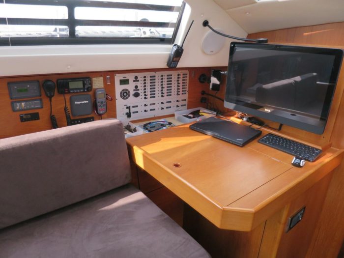 navigation station, Wauquiez 47, sailboat for sale