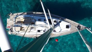 deck, Wauquiez 47, sailboat for sale